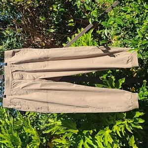 UNIQLO Elastic Drawstring Waist Baggy Tan Jogger Pants Size XL